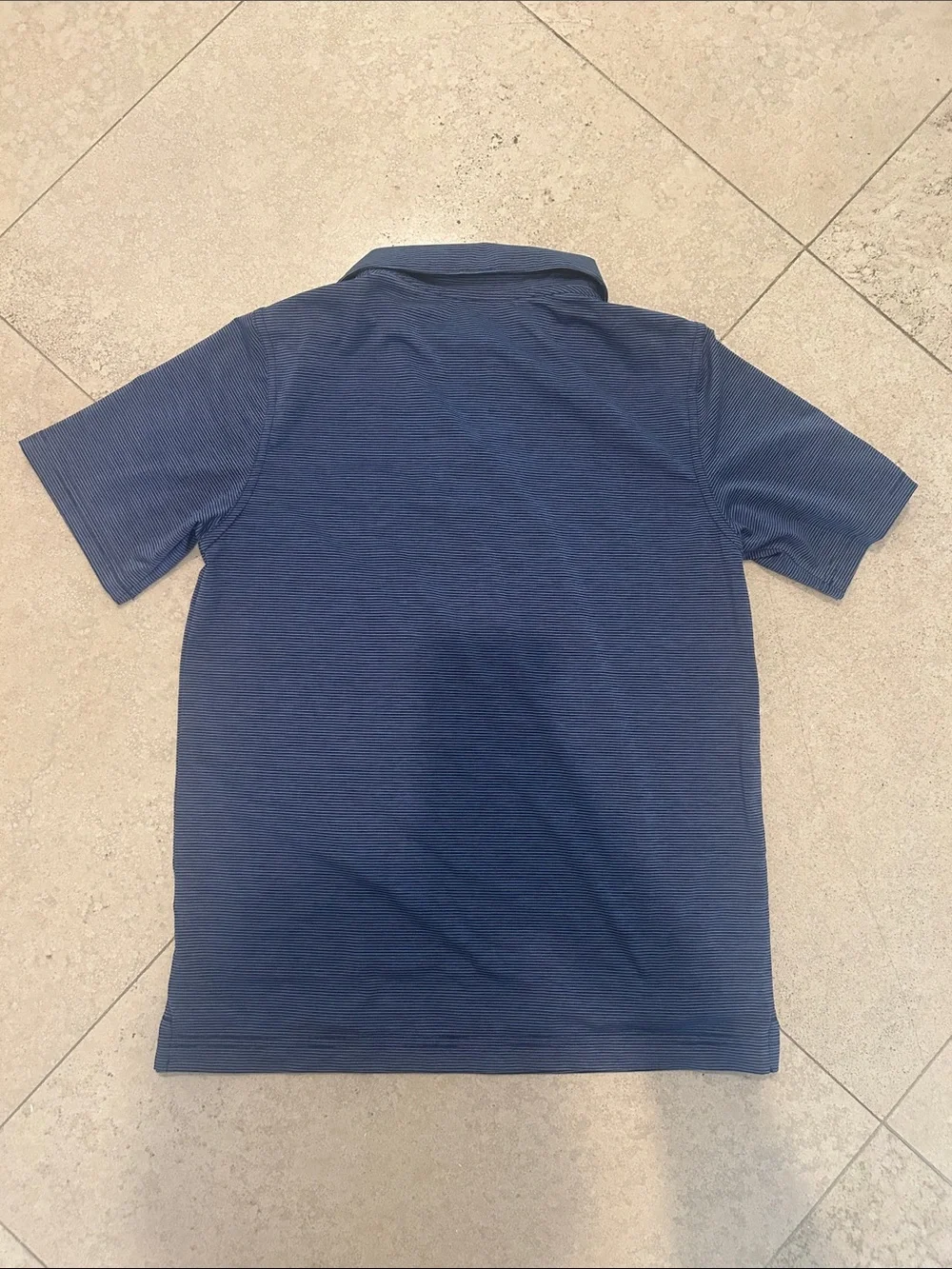 Vineyard Vines Boys Navy Short-Sleeve Polo